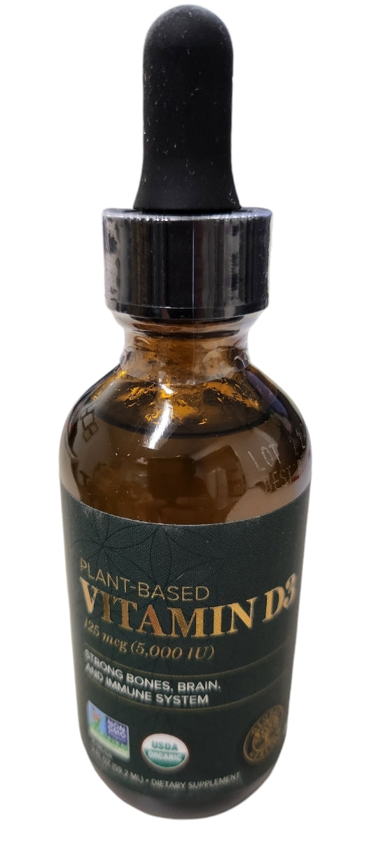 Vitamin D3, Liquid 5,000 IU 2 fl oz